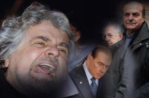 Elezioni 2013, Grillo contro tutti