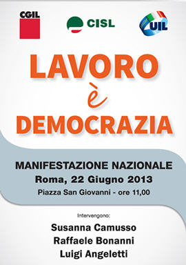 Manifestazione 22 Giugno