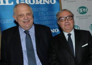 Il presidente di Amici di Milano e di Assoedilizia Achille Colombo Clerici con il Direttore Giancarlo Mazzuca