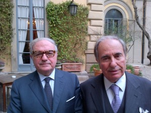 Riccardo Riccardi con Achille Colombo Clerici