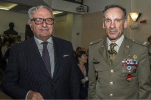 Il gen. Antonio Pennino con Achille Colombo Clerici