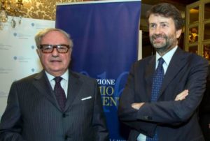 Foto: Achille Colombo Clerici con il Ministro del Turismo Dario Franceschini