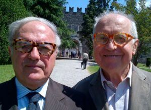 Foto: Alberico Barbiano di Belgiojoso con il presidente di Assoedilizia Achille Colombo Clerici