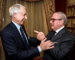  Foto: Il pres. di Assoedilizia e di Amici di Milano Achille Colombo Clerici con il Sindaco di Milano Giuliano Pisapia