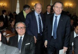 Foto d' archivio: - Achille Colombo Clerici pres IEA, Gianfelice Rocca 