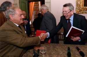 Foto: - Sergio Romano con il presedente IEA Achille Colombo clerici